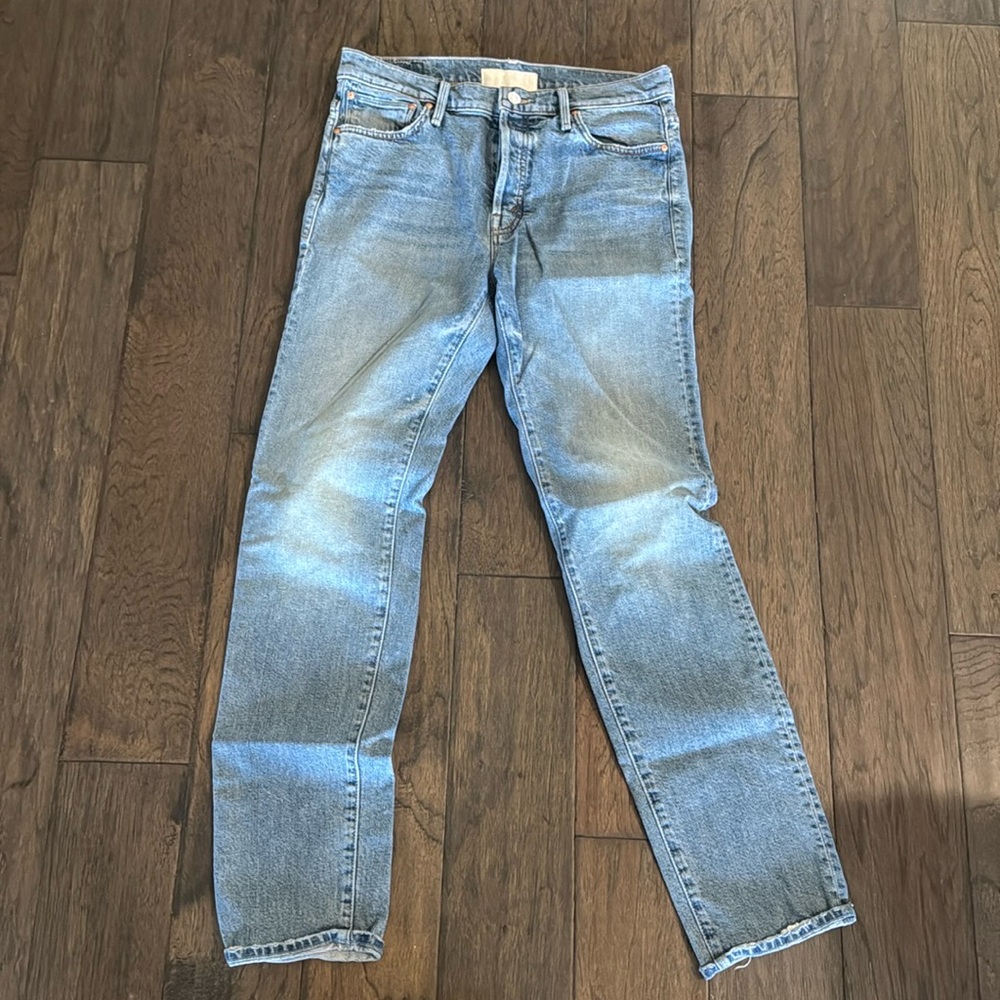 MOTHER Women's Straight Leg Jeans - Light Blue